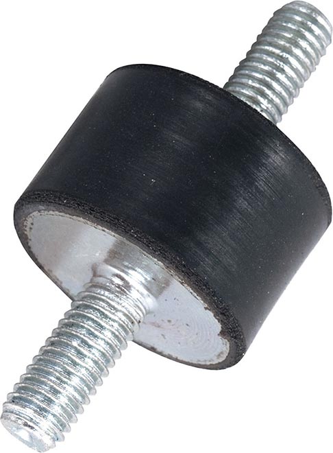 ضربه گیر لاستیکی دو سر پیچ